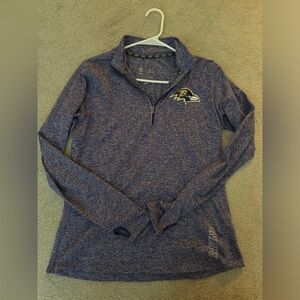 Women’s baltimore ravens zip up L